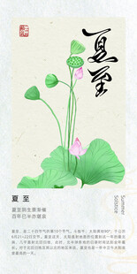 二十四节气海报 夏至