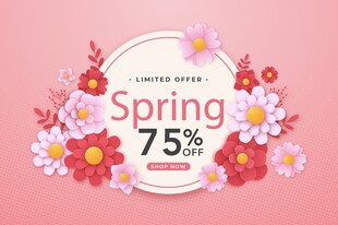 春季花卉促销