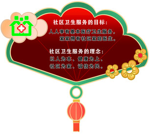 社区卫生服务宣传标识