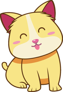 可爱小黄猫