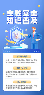 简约风金融知识普及宣传海报