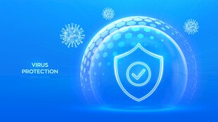 蓝色护盾守护网络安全