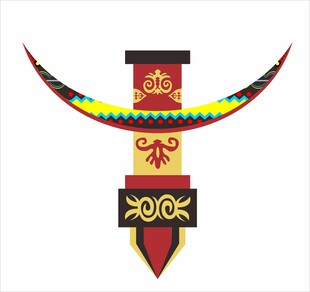 民族风精美项链图案设计