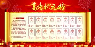 高考状元榜展示