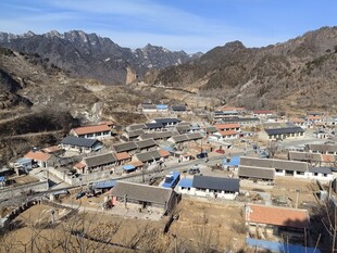 山村俯瞰景象