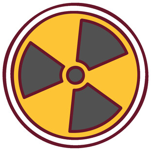 放射性标志图案