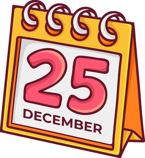 12月25日日历图标