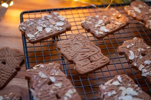 美味巧克力饼干待