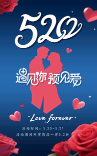 520浪漫婚纱情侣海报