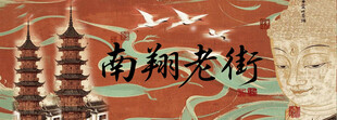 南翔双塔复古国潮海报