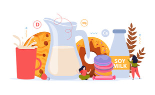 多样饮品插图