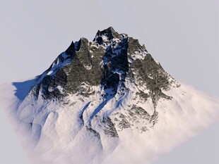 巍峨雪山壮丽景致