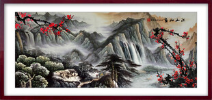 中式山水国画装饰画