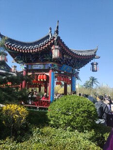 中式古亭景观