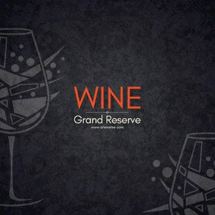 葡萄酒广告背景图