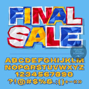 最终促销字体展示
