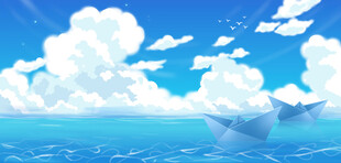 蓝天碧海