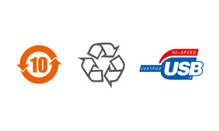 回收标志与数据线标识