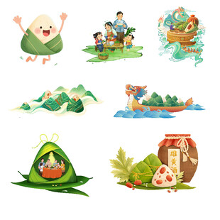端午习俗插画集