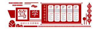 喜庆红色新年活动展板设计
