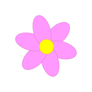 粉色花朵插画