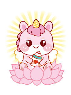 好孕莲花马宝宝卡通