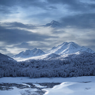 雪山 雪景