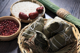 传统端午食材与美味粽子