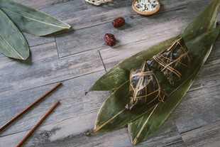 传统手工粽子与周边配饰
