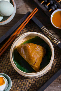 传统美味粽子特写
