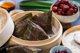 端午粽子食材准备场景