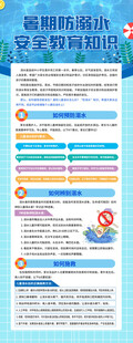 防溺水展架