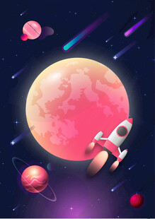 科技插画  