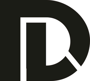 简约黑白字母D标志设计