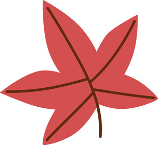 红色枫叶图案