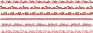 祥云浪花纹