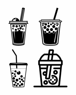 珍珠奶茶图标