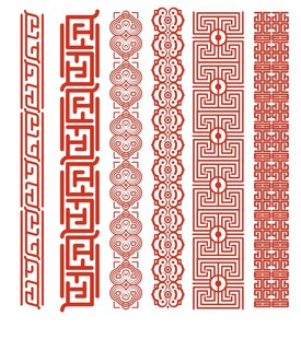 中式传统花纹边框图案集