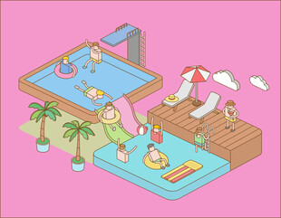 卡通插画  