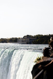 壮观的尼亚加拉大瀑布景色