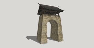 乡村入口大门