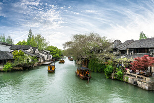 中国乌镇的风景