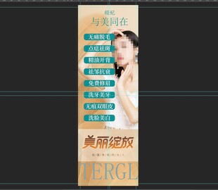 美容护肤项目介绍海报