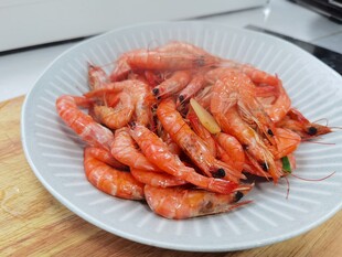 白灼虾 水煮虾