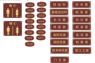 门牌指示牌