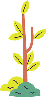 萌芽绿植插画