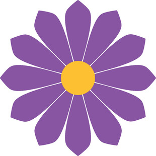 紫色花朵图标