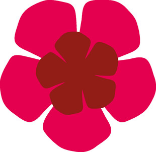 粉色花朵图案设计元素