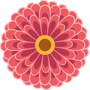 粉色花朵图案设计元素
