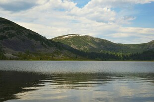 宁静山水湖景自然风光